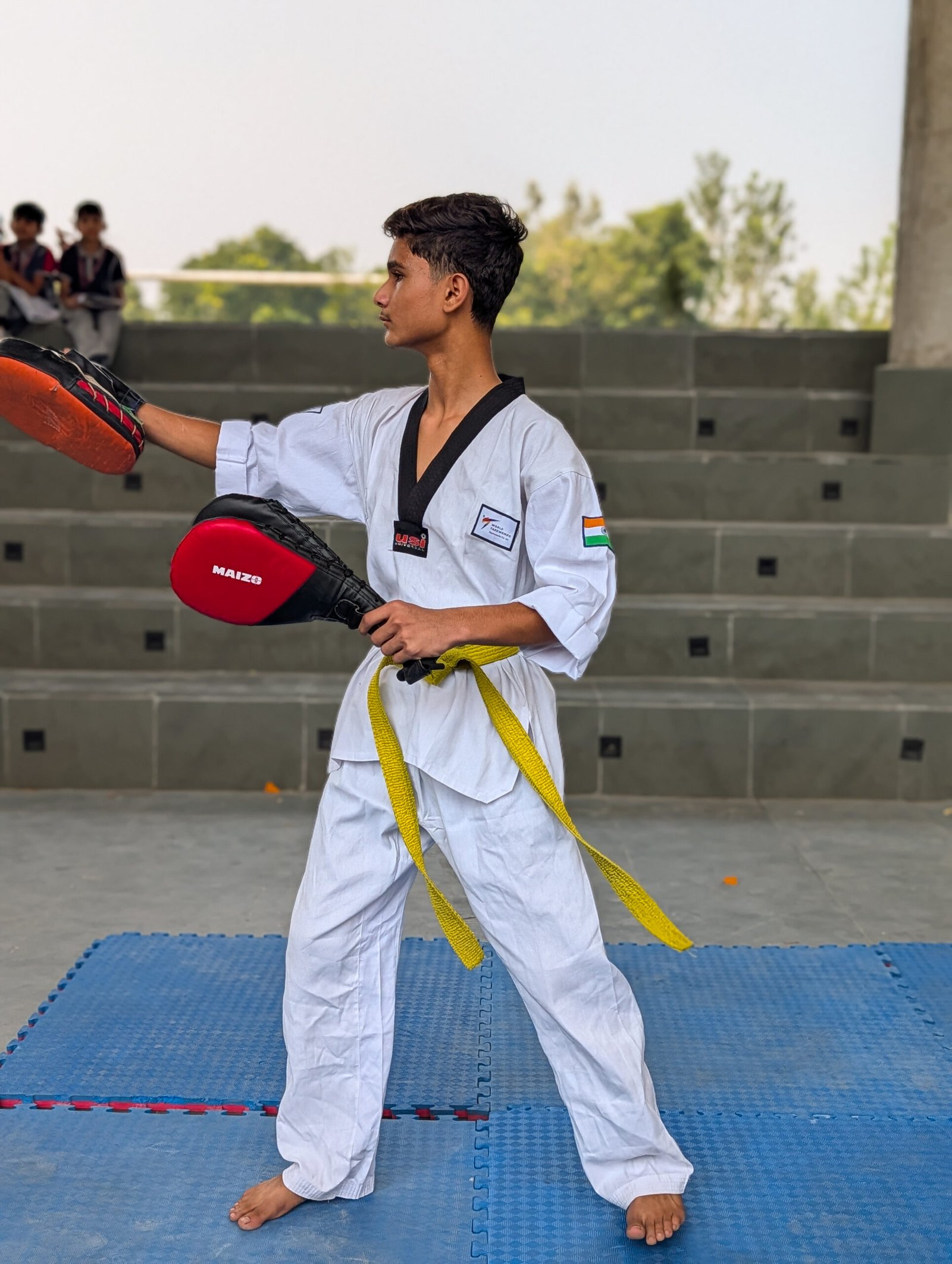 Student sports training at Guidance International School