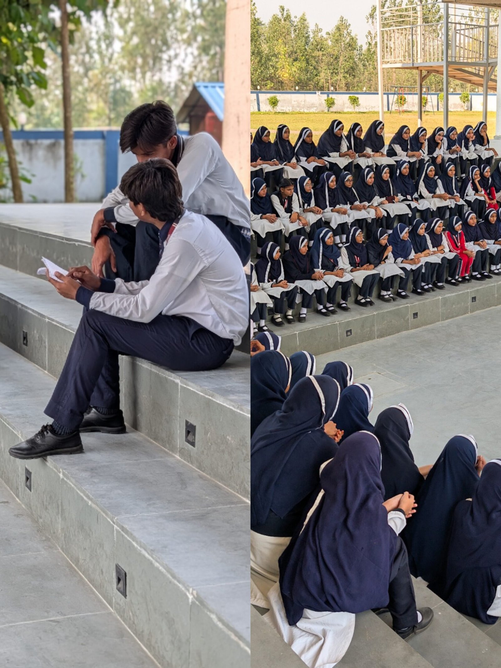 Open-air theatre activities at Guidance International School